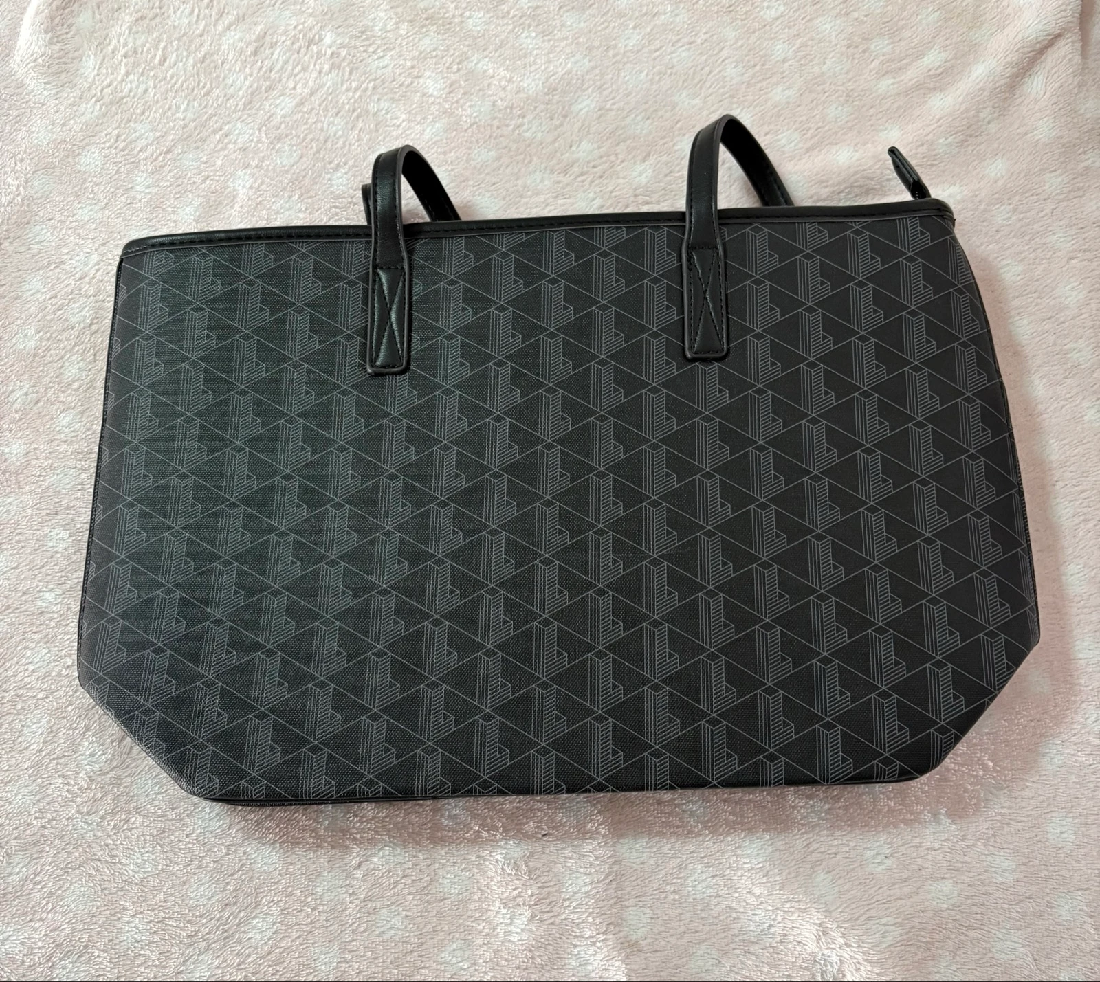 🖤✨ Bolso Tote Negro Geométrico XXL  – photo 2